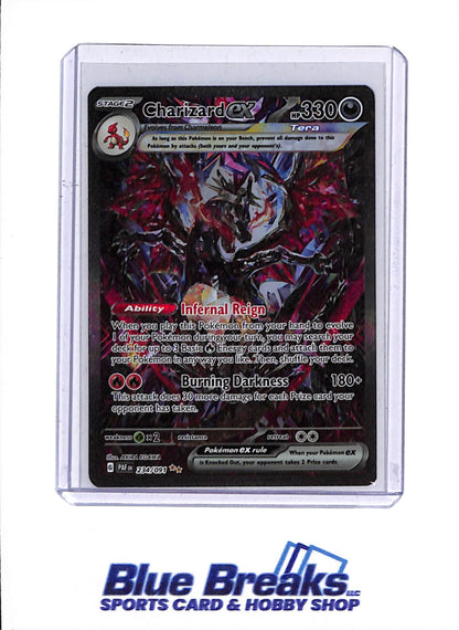 2024 Pokémon - Paldean Fates - Alternate Art - Illustration Rare - Charizard ex - #234/091
