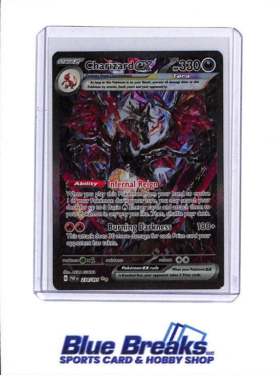 2024 Pokémon - Paldean Fates - Alternate Art - Illustration Rare - Charizard ex - #234/091