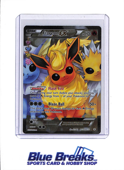 2016 Pokémon - Generations Radiant Collection - Full Art - Flareon ex - #RC28/RC32