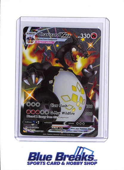 2021 Pokémon - Sword & Shield - Shining Fates - Full Art - Charizard VMAX - #SV107/SV122