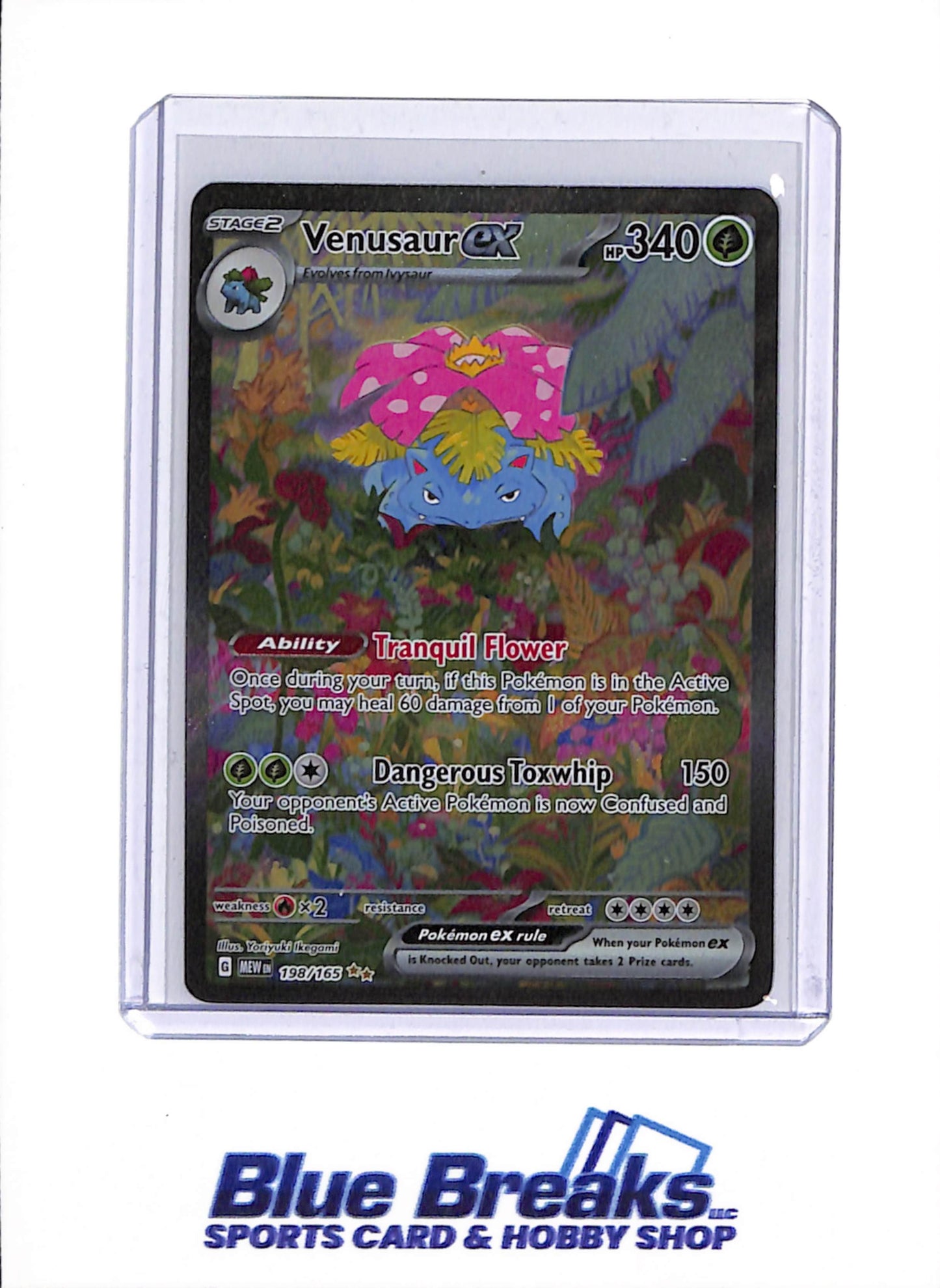 2023 Pokémon - Mew - Special Illustration Rare - Vensaur ex - 198/165