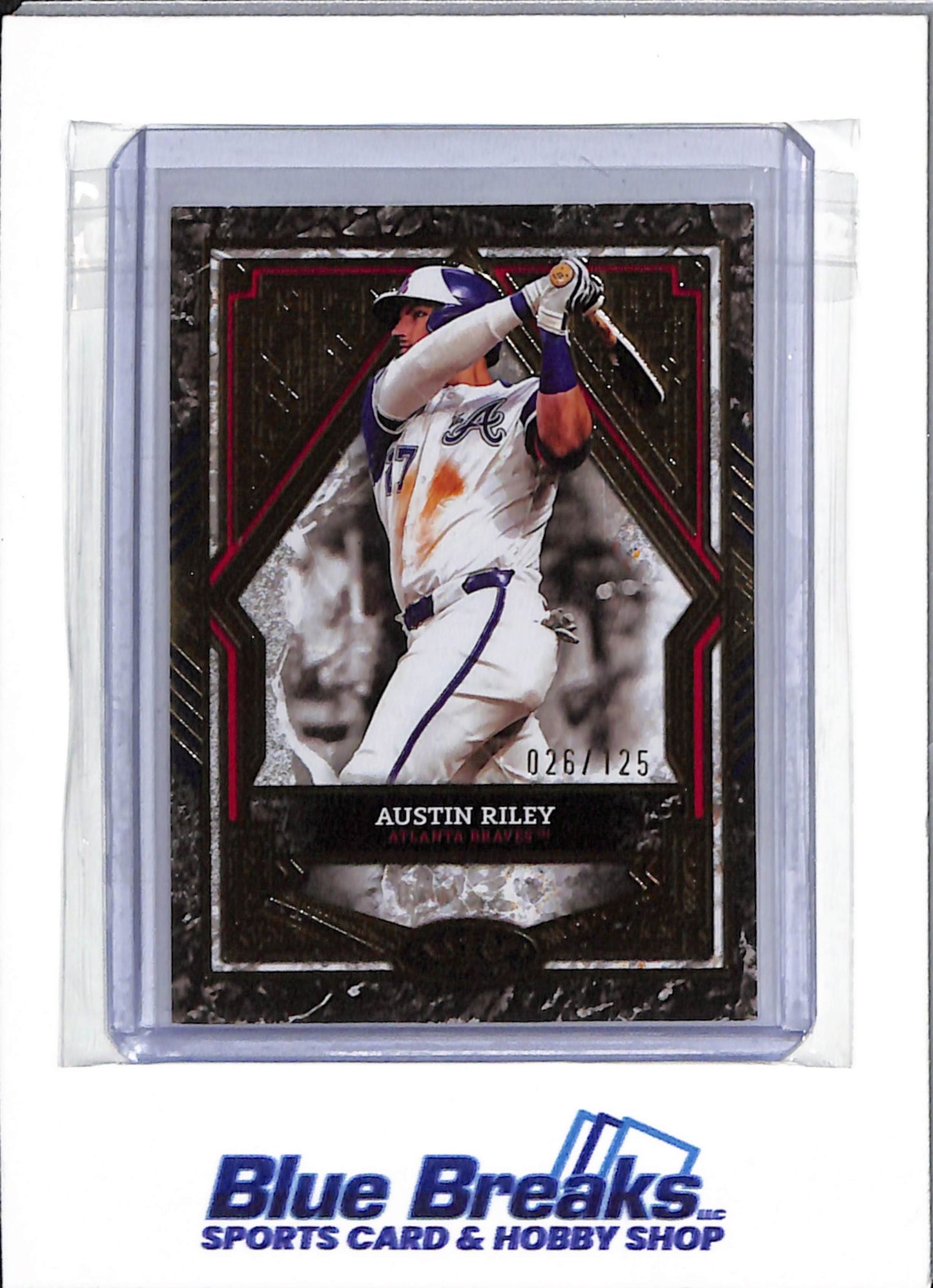 2025 Topps Tier One - Gold - Austin Riley - 026/125 - #52 - Baseball - Braves