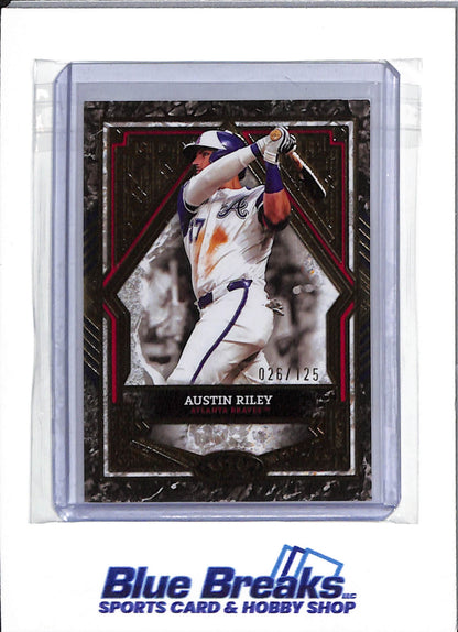 2025 Topps Tier One - Gold - Austin Riley - 026/125 - #52 - Baseball - Braves
