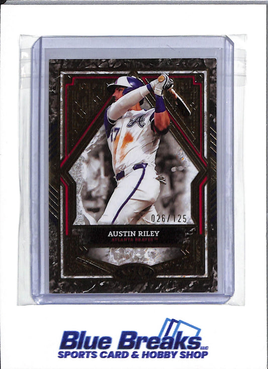 2025 Topps Tier One - Gold - Austin Riley - 026/125 - #52 - Baseball - Braves
