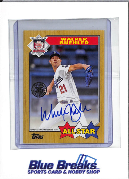 2022 Topps All Star - Auto 35th Anniversary - Walker Buehler - #S7ASA-WBU - Baseball - Dodgers