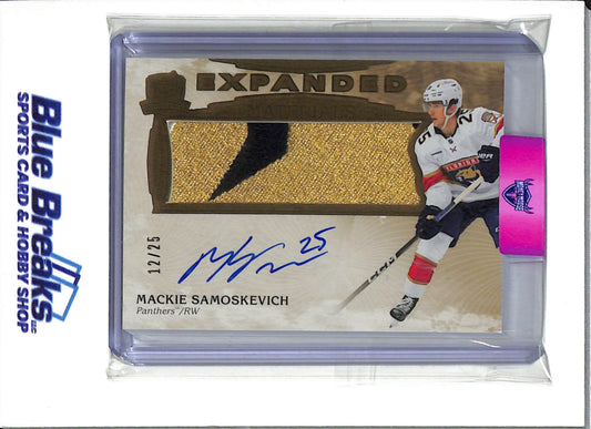 2023-24 Upper Deck The Cup Hockey - Expanded Materials - Mackie Samoskevich - 12/25 - #EM-SA - Ice Hockey - Panthers