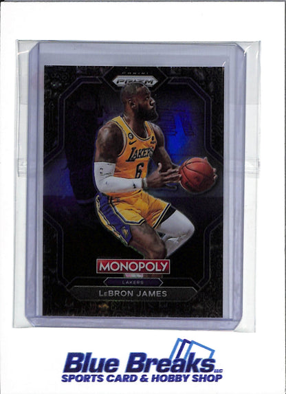 2022-23 Panini Prizm - Monopoly Black/Purple  - LeBron James - #PS7 - Basketball - Lakers