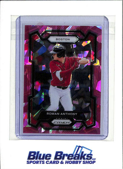 2024 Panini Prizm - Pink Cracked Ice - Roman Anthony - #49 - Baseball - Red Sox