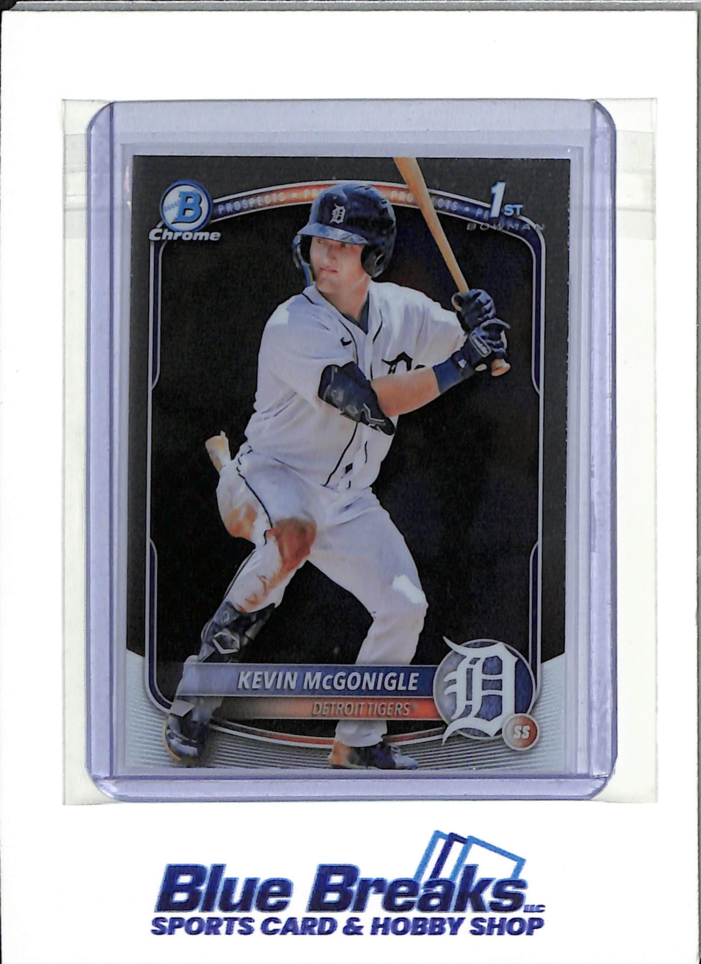 2025 Bowman Chrome - Prospects Silver - Kevin McGonigle - #BCP-79 - Baseball - Tigers