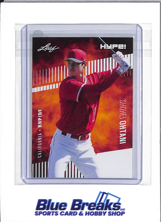 2018 Leaf Hype! - Shohei Ohtani - #10 - Baseball - Angel