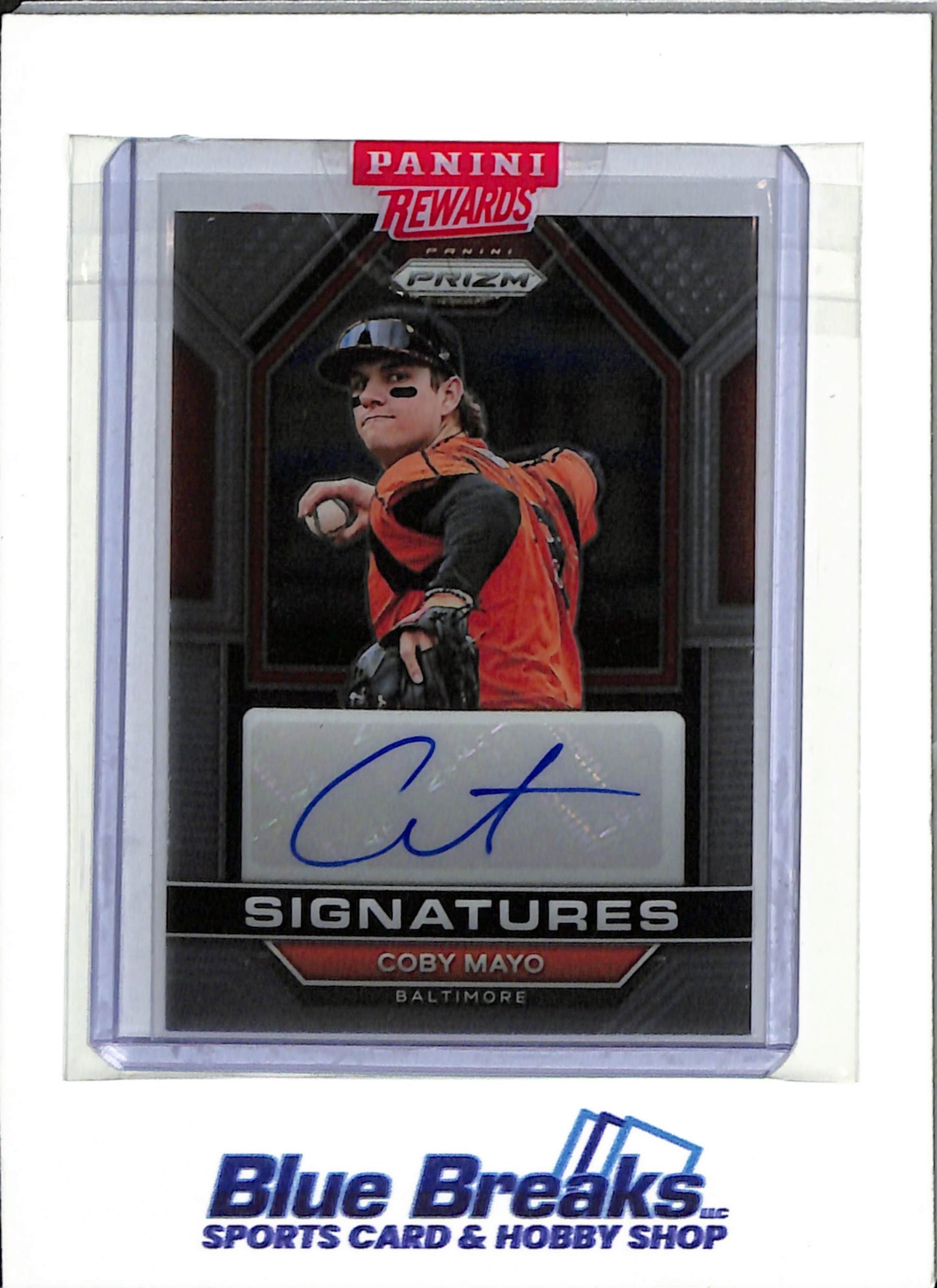 2023 Panini Prizm - Signatures Silver - Coby Mayo - #SIG-CM - Baseball - Orioles