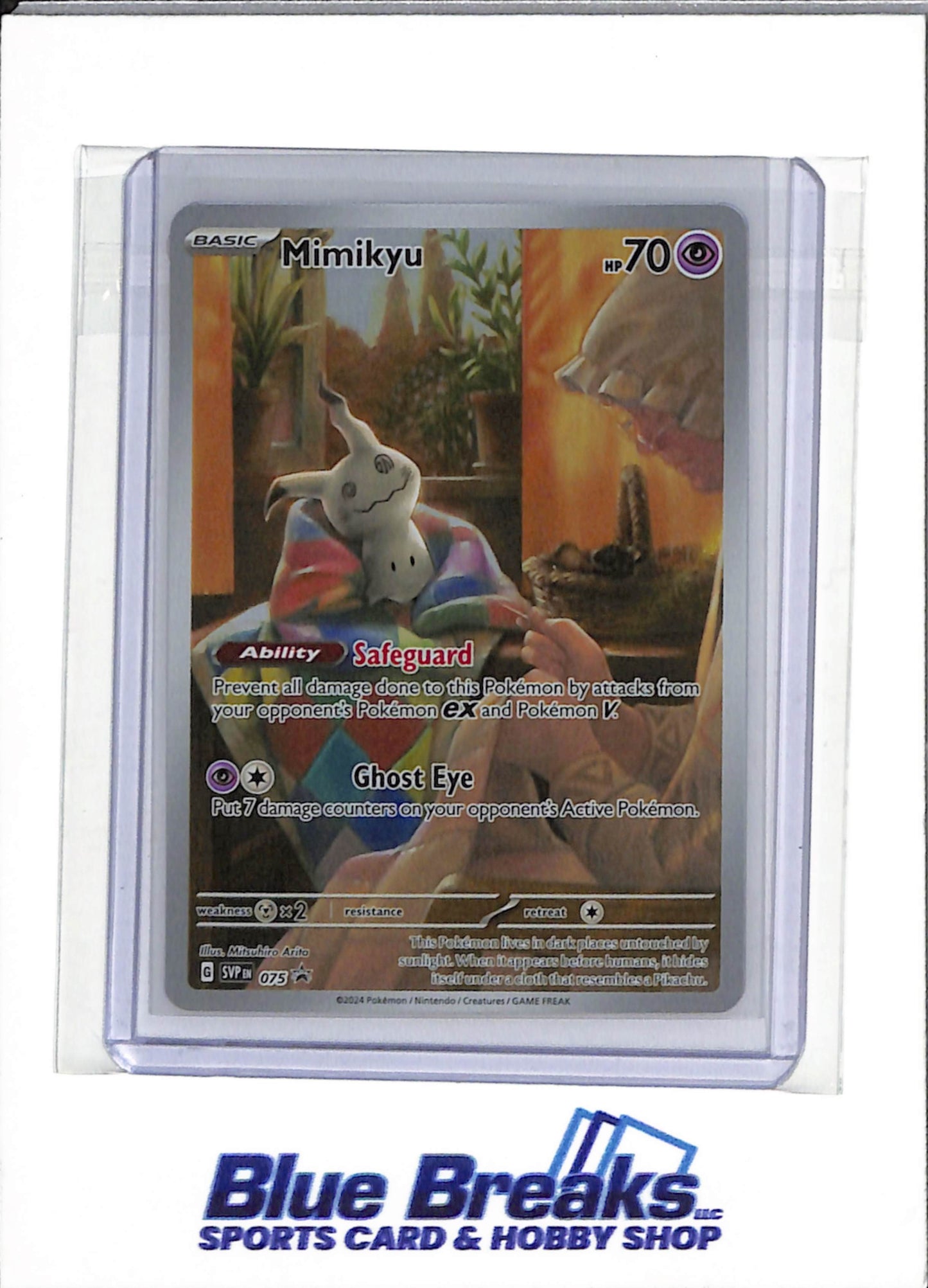 2024 Pokemon - Paldean Fates Elite Trainer Box - Holo - Mimikyu - #075