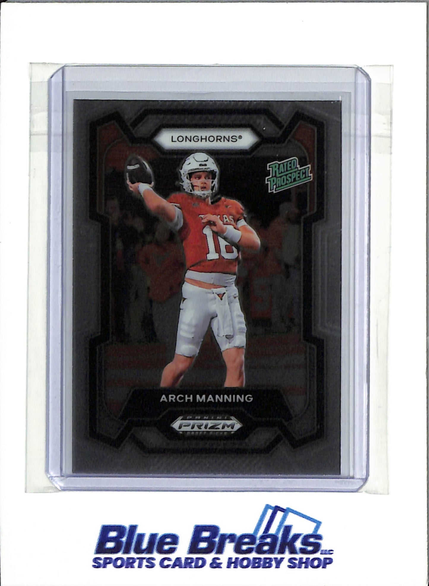 2024 Panini Prizm - Draft Picks Rated Prospect Silver - Arch Manning - #192 - Football - Longhorns