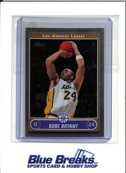 2007 Topps Chrome - Kobe Bryant - #129 - Basketball - Lakers