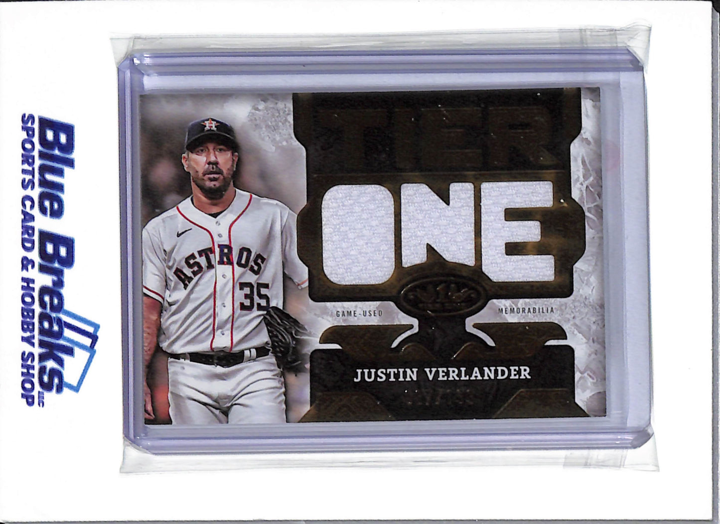 2025 Topps - Tier One  - Relic Die-Cut Card Gold - Justin Verlander - 087/199 - #T1RD-JV - Baseball - Astros