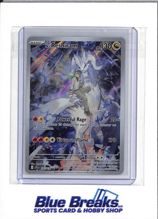 2025 Pokemon - Journey Together - Holo - N's Reshiram - #167/159