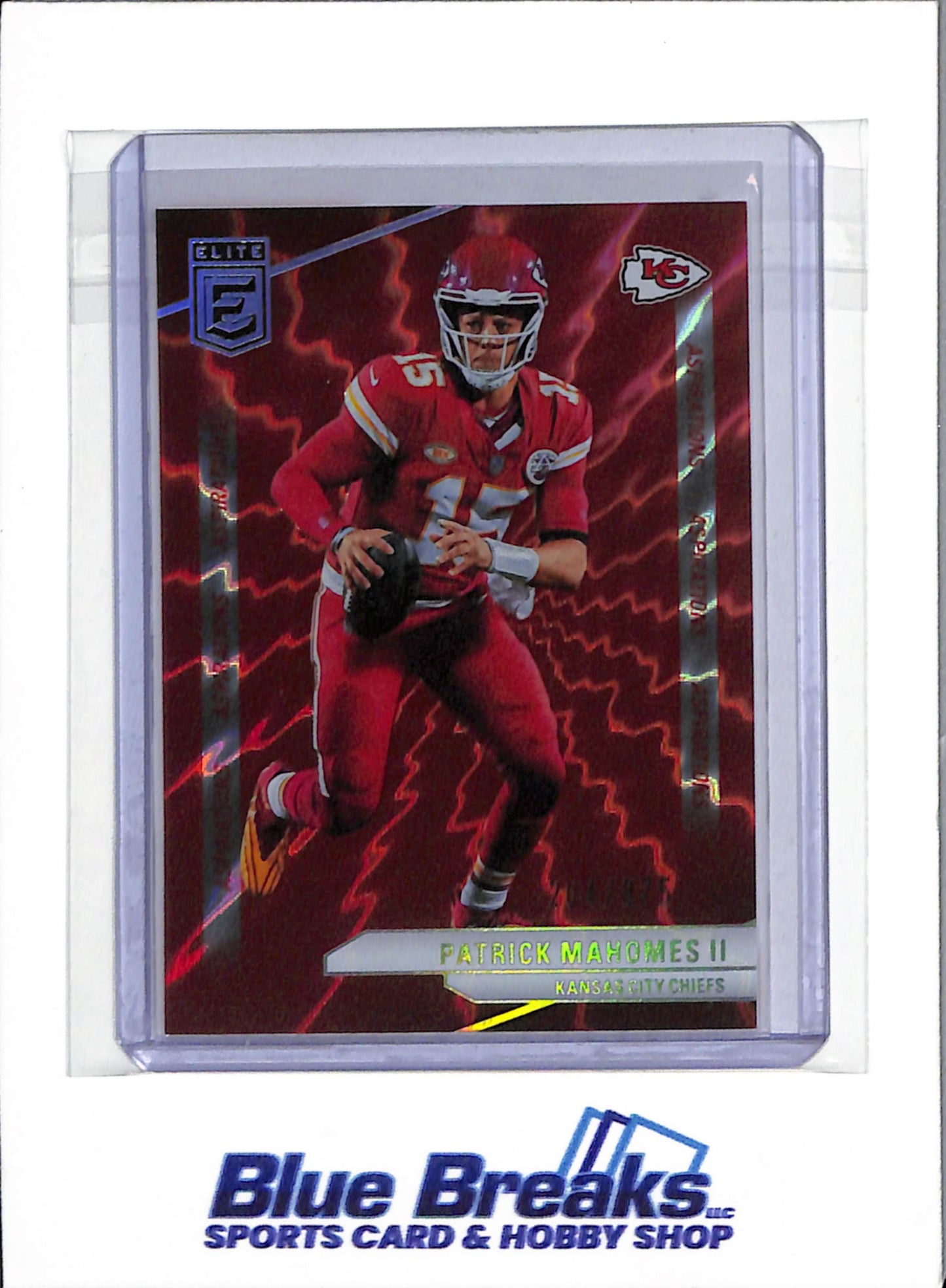 2024 Panini Donruss - Elite Aspirations Red Electric - Patrick Mahomes II - 204/875 - #70 - Football - Chiefs