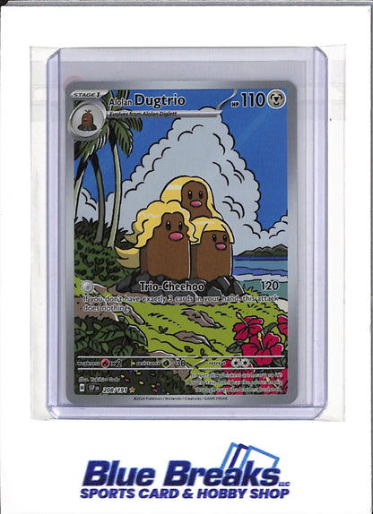 2024 Pokemon - Surging Sparks - Holo - Alolan Dugtrio - #208/191