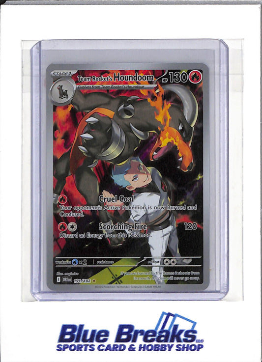 2025 Pokémon - Destined Rivals - Holo - Team Rocket's Houndoom - #191/182