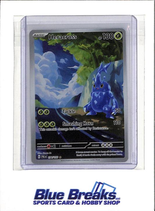 2023 Pokemon - Paldea Evolved - Illustration Rare - Heracross - #194/193 - drop