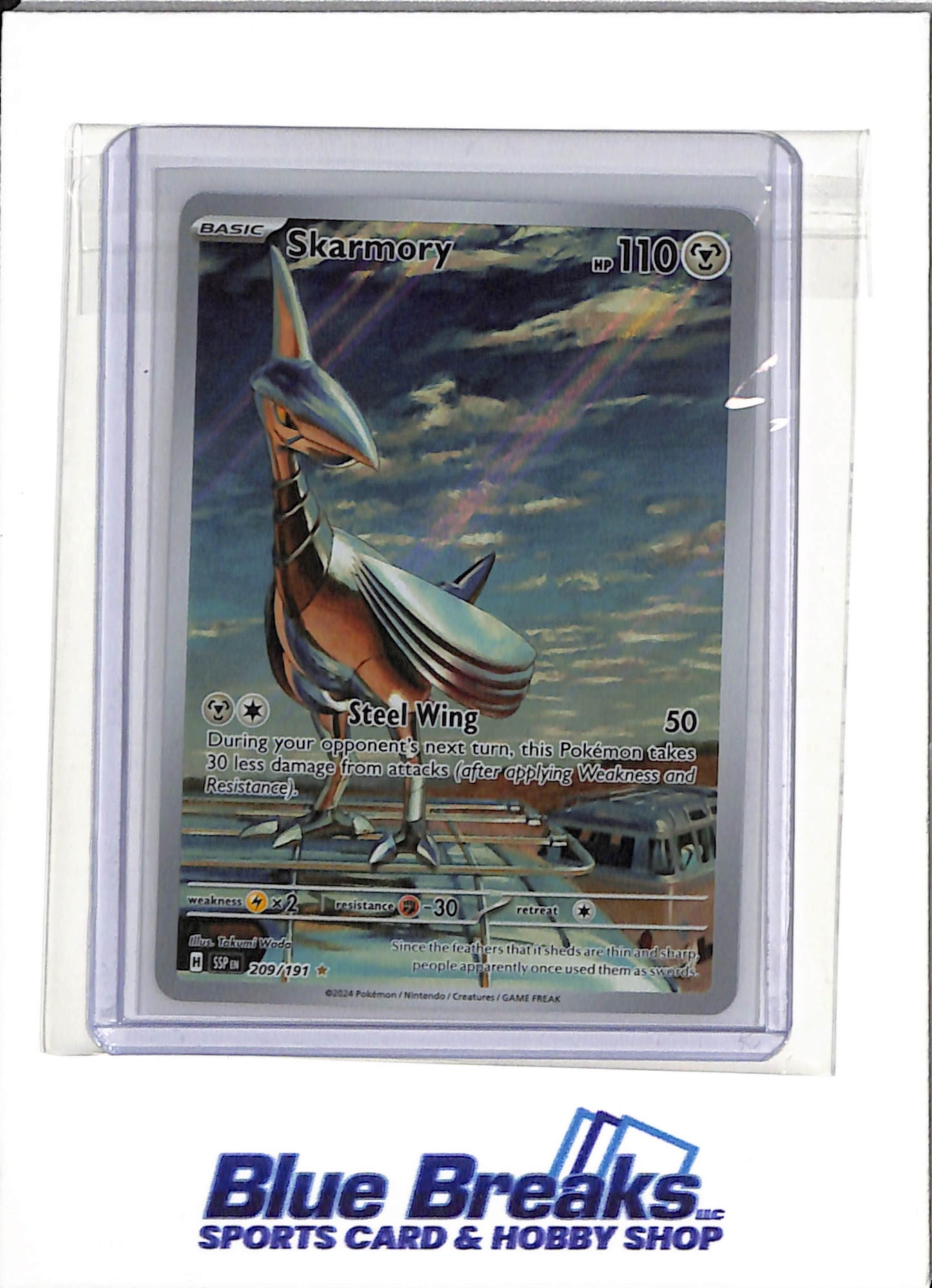 2024 Pokémon - Surging Sparks - Illustration Rare - Skarmory - #209/191