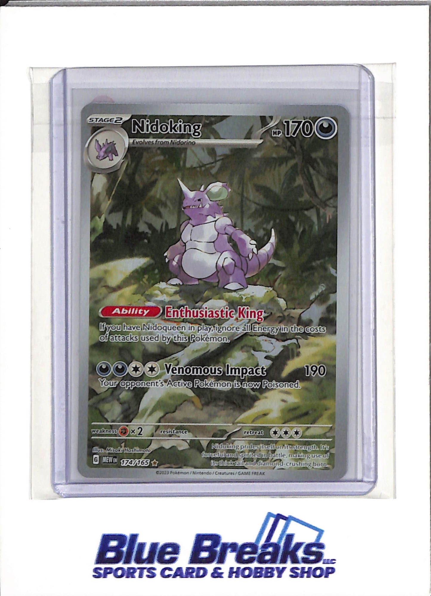 2023 Pokémon - Scarlet & Violet - 151 - Illustration Rare - Nidoking - #174/165