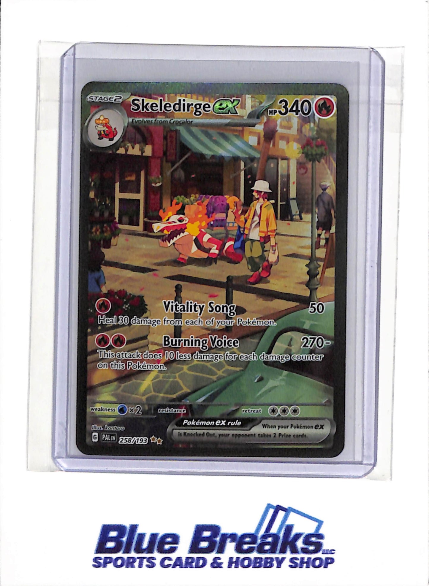 2023 Pokémon - Scarlet & Violet - Paldea Evolved - Foil - Skeledirge - #258/193