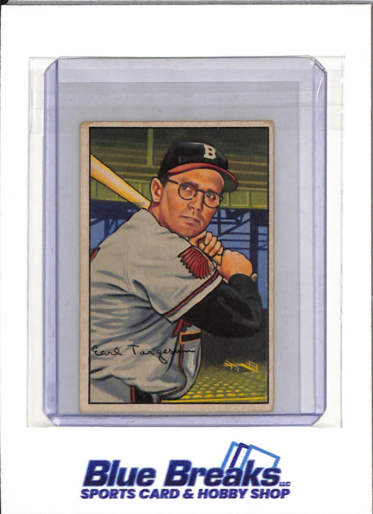 1952 Bowman - Earl Torgeson - #72 - Baseball - Boston Braves - Red Sox - drop