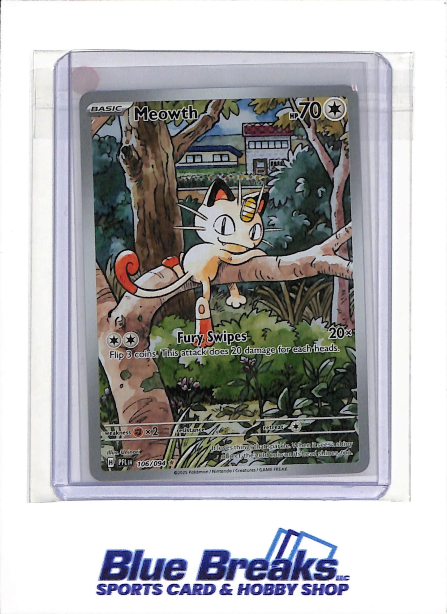 2025 Pokémon - Phantasmal Flames - Holo - Meowth - #106/094