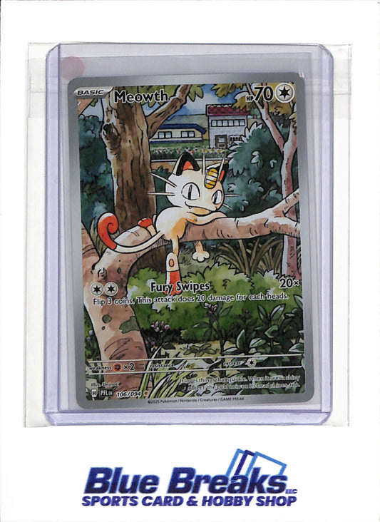 2025 Pokémon - Phantasmal Flames - Holo - Meowth - #106/094