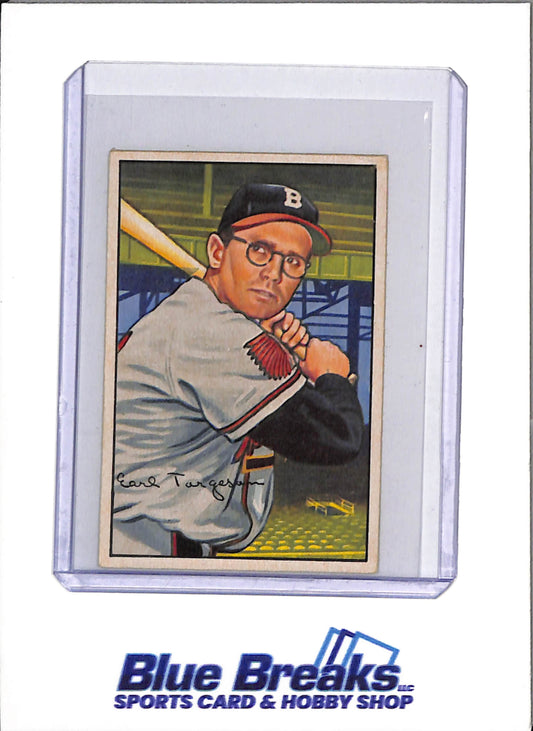1952 Bowman - Earl Torgeson - #72 - Baseball - Boston Braves - Red Sox - drop