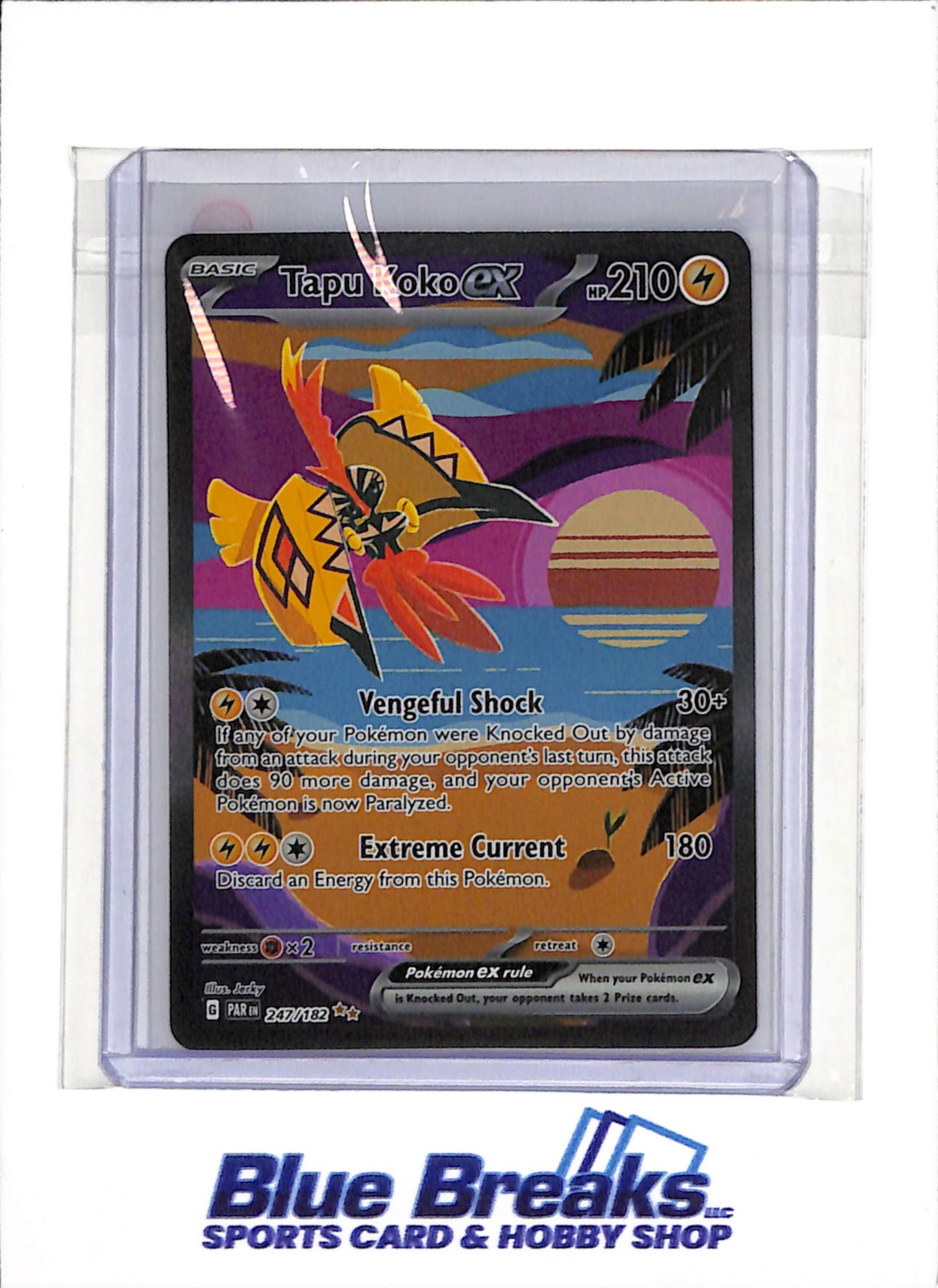2023 Pokemon - Scarlet & Violet - Paradox Rift - Foil - Tapu Koko EX - #247/182