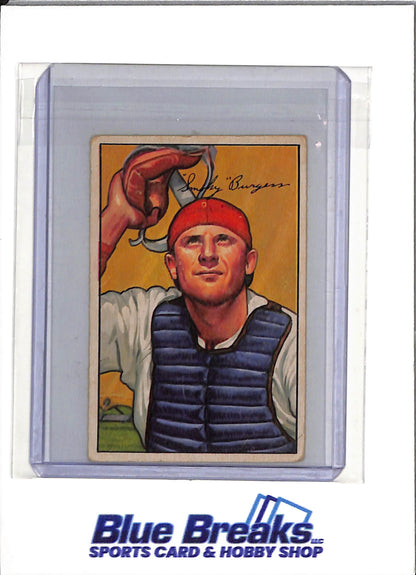 1952 Bowman - Smoky Burgess - #112 - Baseball - Phillies