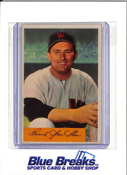 1954 Bowman - Frank Shea - #104 - Baseball - Senators - drop