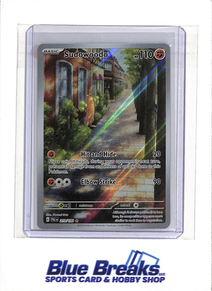 2023 Pokemon - Scarlet & Violet - Paldea Evolved -Holo - Sudowoodo - #219/193
