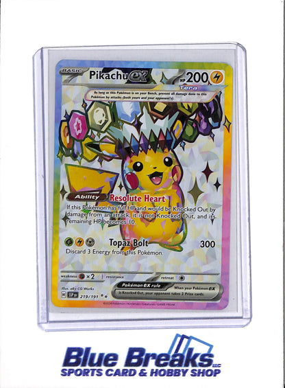 2024 Pokémon - Scarlet & Violet - Surging Sparks - Holo - Pikachu ex - #219/191