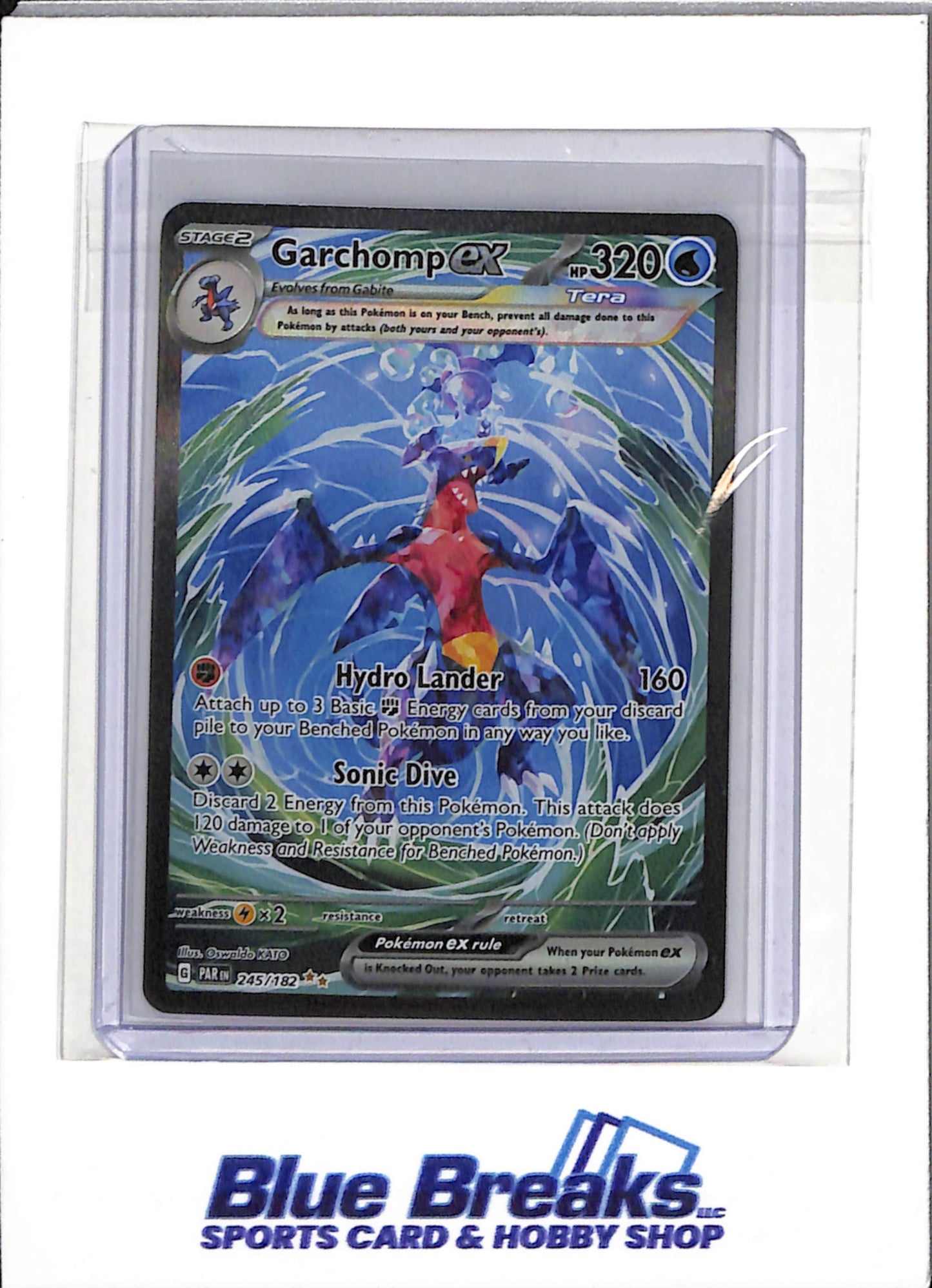 2023 Pokémon - Paradox Rift - Special Illustration - Garchomp ex - #245/182