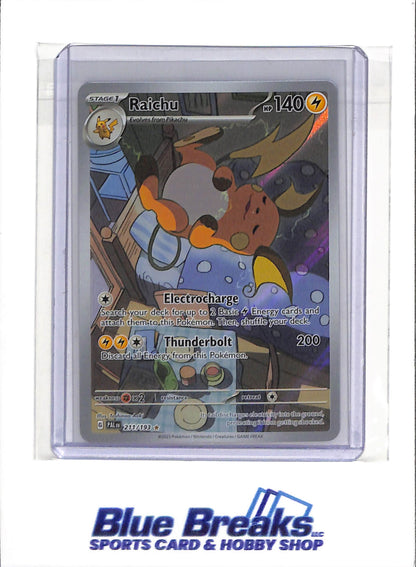 2023 Pokémon - Scarlet & Violet - Paldea Evolved - - Illustration Rare - Raichu - #211/193