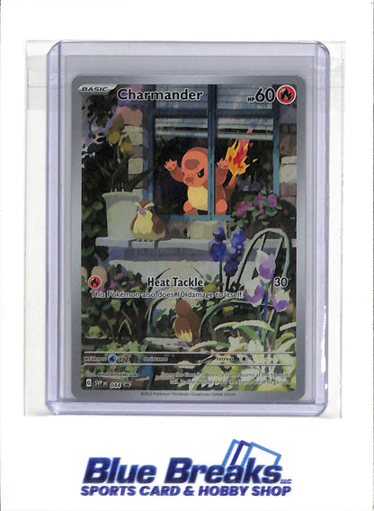 2023 Pokémon - Scarlet & Violet - Black Star Promos - Illustration Rare - Charmander - #044