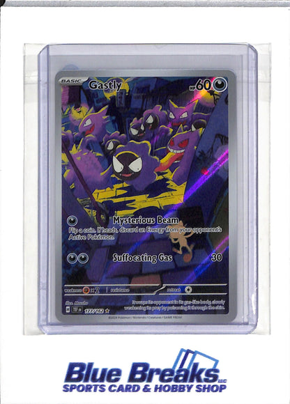 2024 Pokemon - Temporal Forces - Illustration Rare - Gastly - #177/16