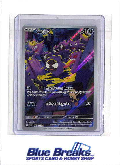 2024 Pokemon - Temporal Forces - Illustration Rare - Gastly - #177/162