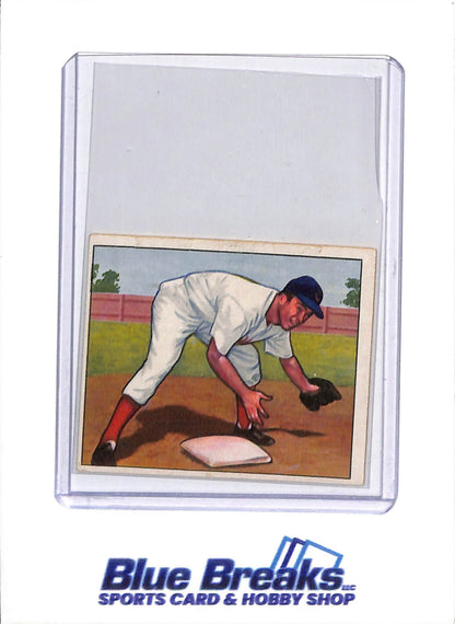 1950 Bowman - Virgil "Red" Stallcup - #116 - Baseball - Reds