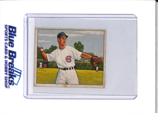 1950 Bowman - Wayne Terwilliger - #114 - Baseball - Cubs - drop