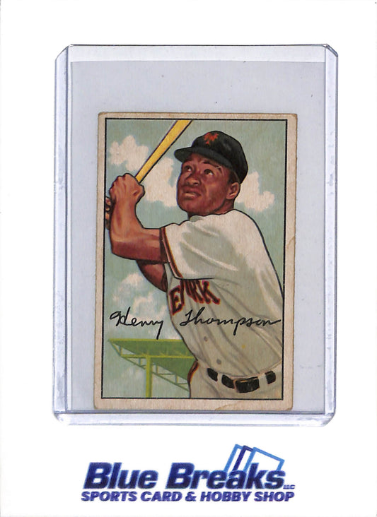 1952 Bowman - Henry Thompson - #249 - Baseball - New York - San Francisco Giants - drop