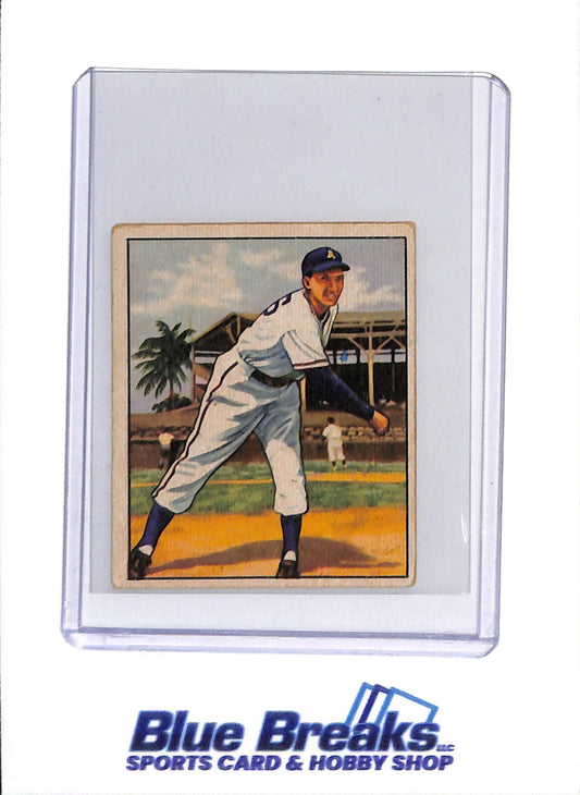 1950 Bowman - Dick Fowler - #214 - Baseball - Athletics - drop