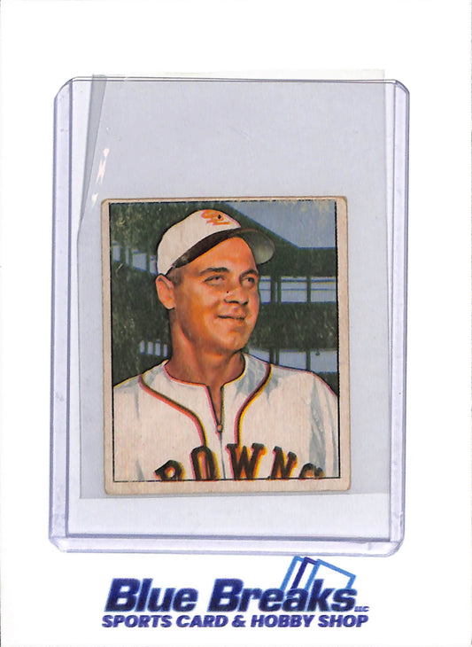 1950 Bowman- Ken Wood - #190 - Baseball - St. Louis Browns - drop