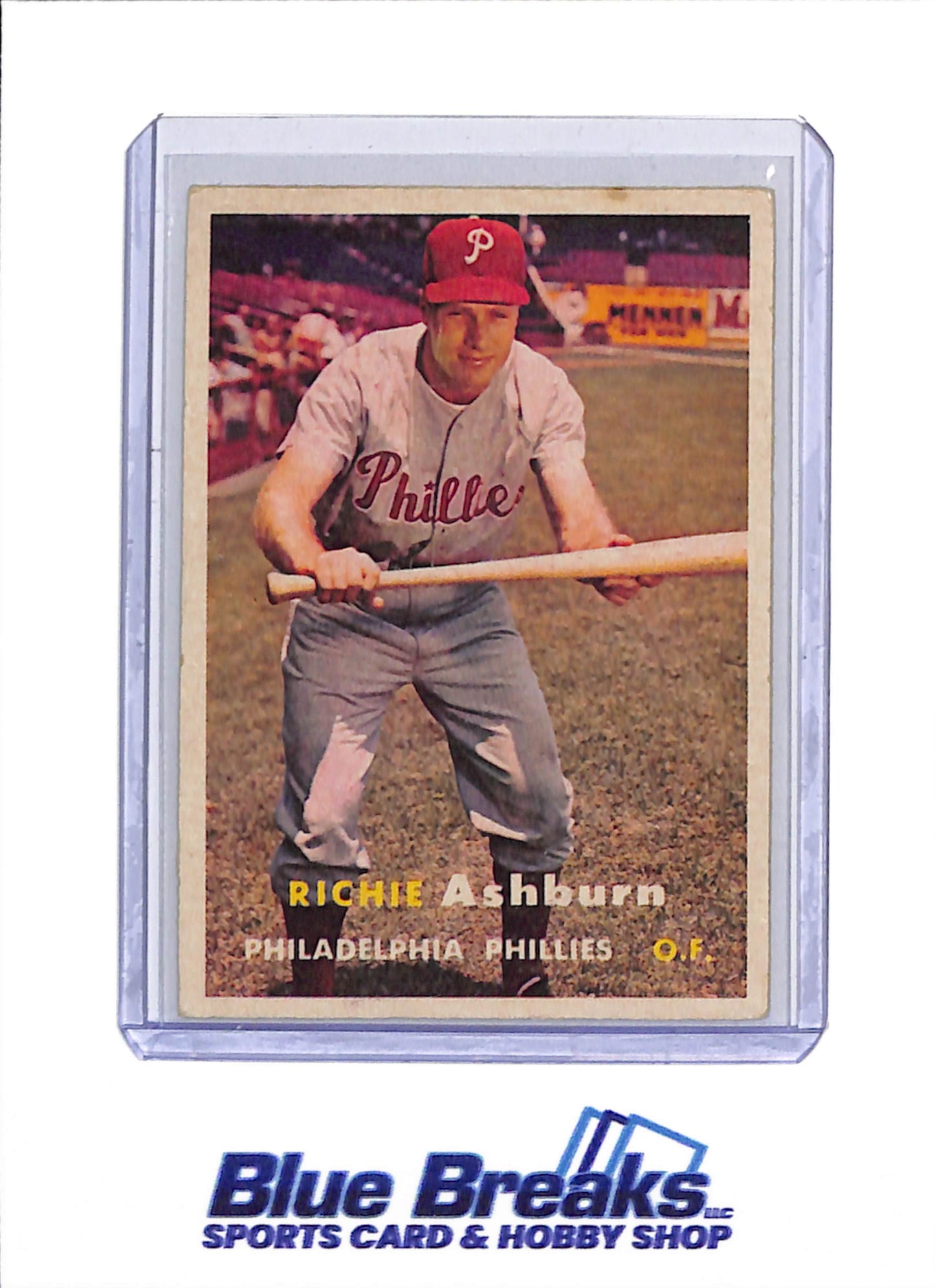 1957 Topps - Richie Ashburn - #70 - Baseball - Phillies