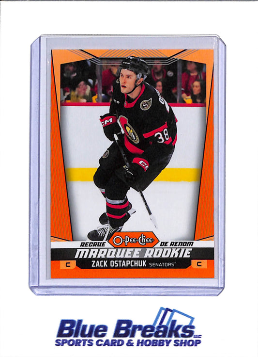 2024-25 Upper Deck - O-Pee-Chee Marquee Rookie - Zack Ostapchuk - 20/25 - #551 - Ice Hockey - Senators