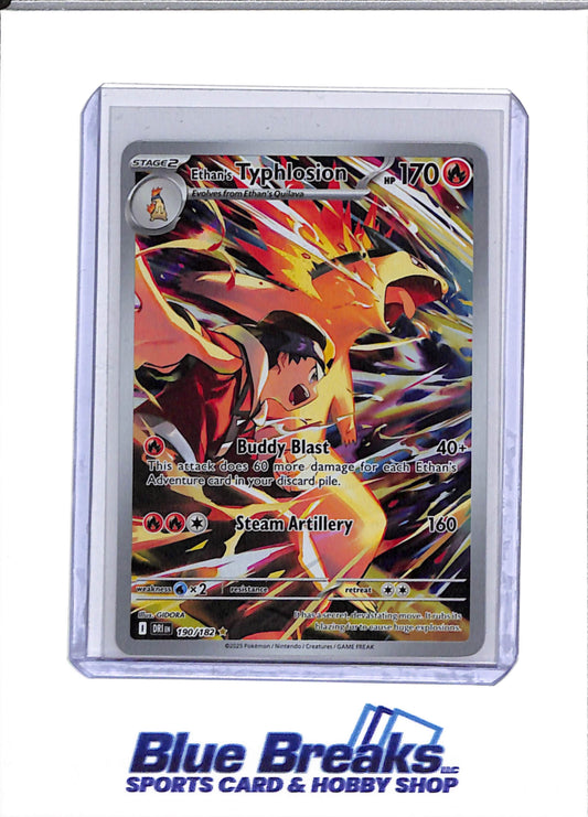 2025 Pokémon - Destined Rivals - Holo - Ethan's Typhlosion - #190/182