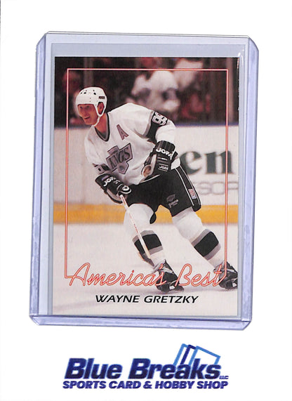 1993 America's Best - Prototype - Wayne Gretzky - #1 of 7500 - Ice Hockey - Kings